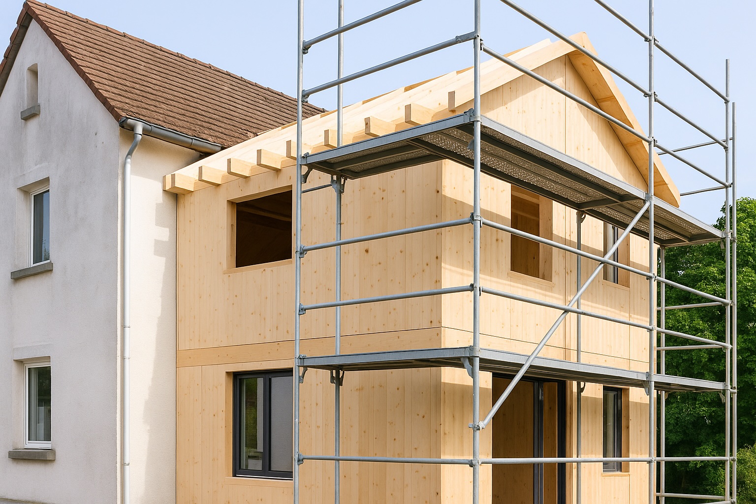 Intervento di riqualificazione in legno