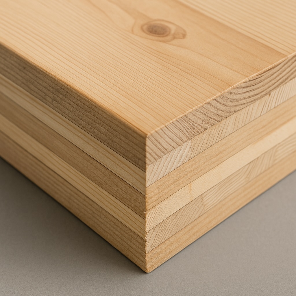 Dettaglio pannelli XLAM in legno
